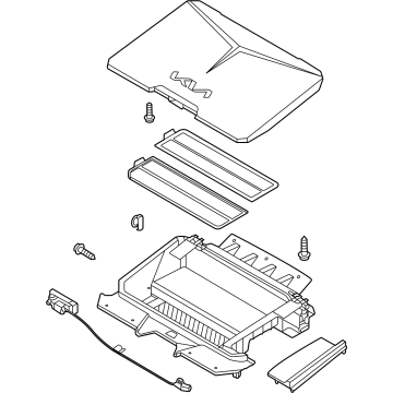 Kia 86710AO000 TRUNK ASSY-FR NO1