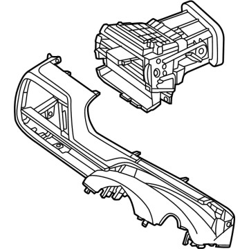 Kia 84790S9700HN2 GARNISH ASSY-C/PAD C