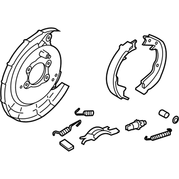 2010 Kia Forte Koup Parking Brake Shoe - 582701M300