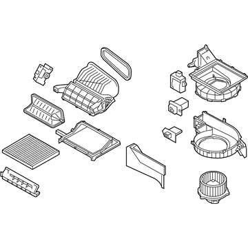 Kia Sorento Blower Motor - 971001U355