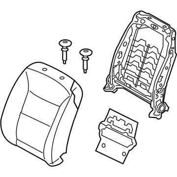 Kia 884011U270SAL Back Assembly-Front Seat Pa