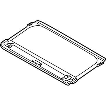 Kia 81666A9000GBU Sunshade Assembly-Sunroof