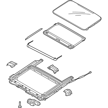 Kia 81600A9000DAA Sunroof Assembly