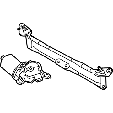 2007 Kia Spectra Wiper Motor - 981002F000