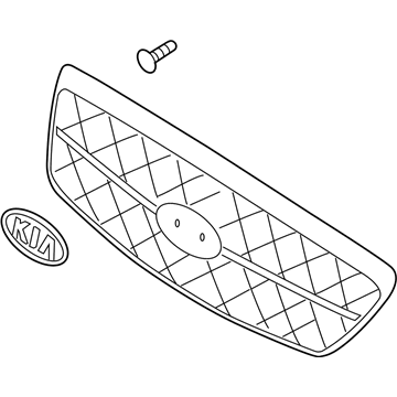 Kia 0K54G50710 Radiator Grille Assembly