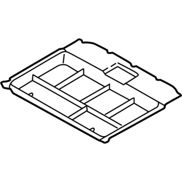 Kia 872643E000GW Luggage Assembly-Center