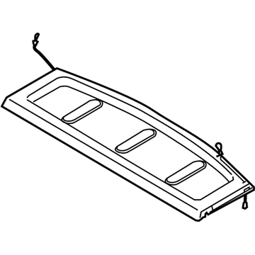 Kia 859301G500LX Trim Assembly-Covering Shelf