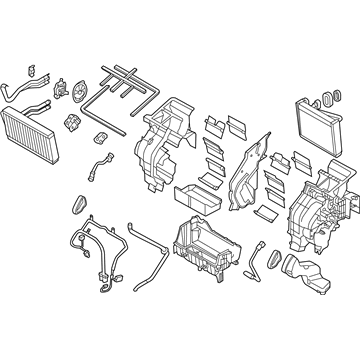 Kia 971004D002 Heater Complete