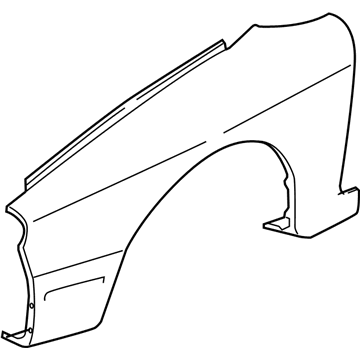 Kia 0K2AA52211A Panel-Front Fender,L