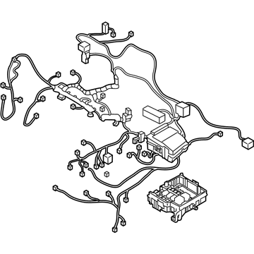 Kia 91270K0050 WIRING ASSY-FRT