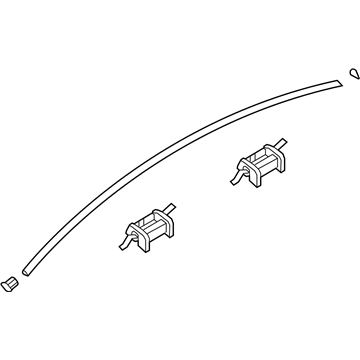 Kia 872102T000 Moulding Assembly-Roof,LH