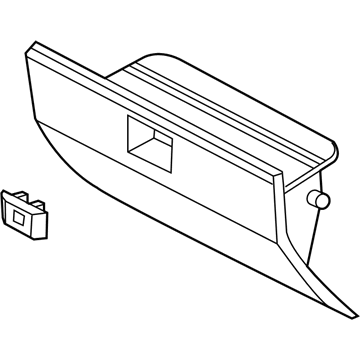 2008 Kia Sorento Glove Box - 845103E510WK