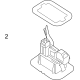 Kia 92501GI000 LAMP ASSY-LICENSE PL