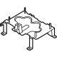 Kia 37554P0000 BRACKET-POWER RELAY